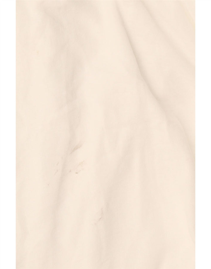 Zara Dame A-Line Kjole UK 18 XL Hvid Polyester