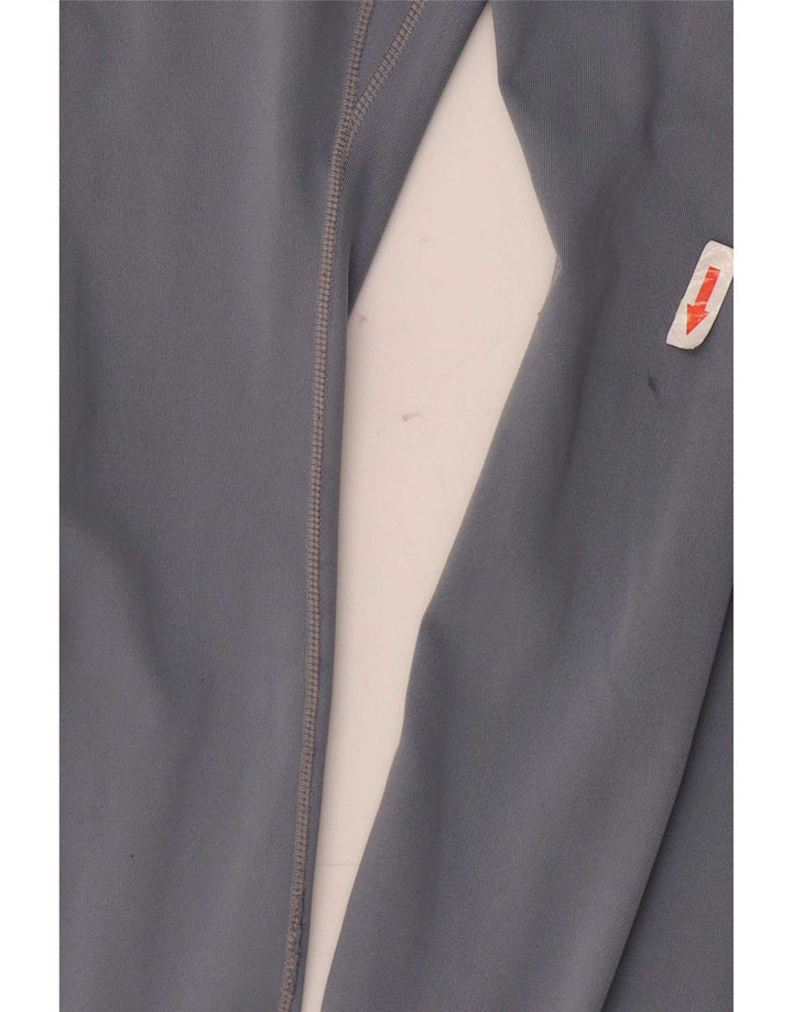 Nike Dame Dri Fit Leggings UK 8 Small Grå Polyester