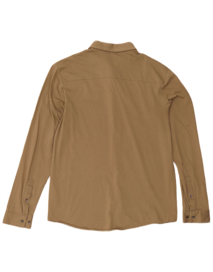 Cos Herreskjorte Medium Khaki Bomuld