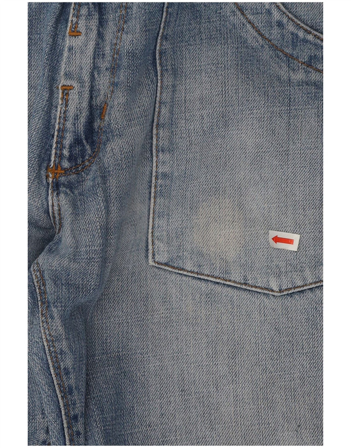 Lee Herre Dillon Patch Straight Jeans W30 L29 Blå Bomuld