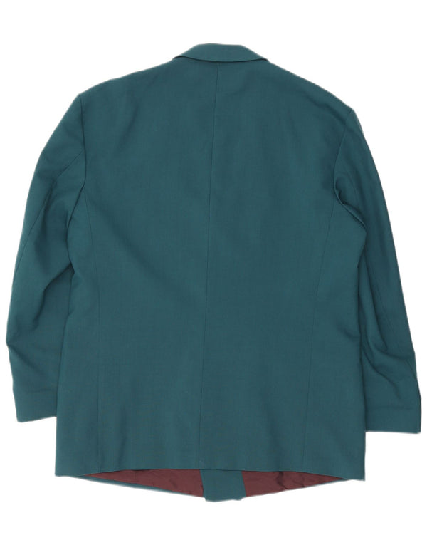 VIP Herre Dobbeltradet Blazerjakke IT 52 XL Grøn Uld