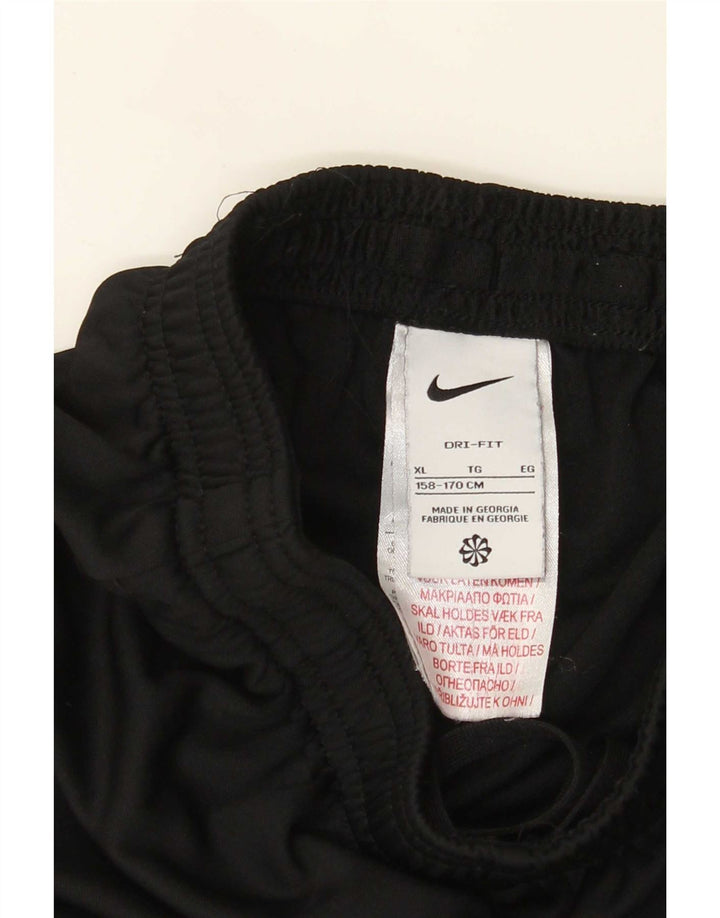 Nike drenge Dri Fit træningsdragt bukser 13-14 år XL sort polyester
