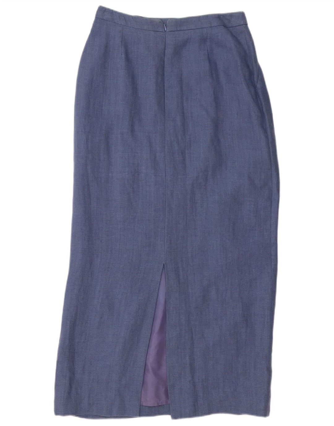 Monsoon Womens 3-knaps 2-delt nederdelsæt UK 10 Small W26 Blue Linen