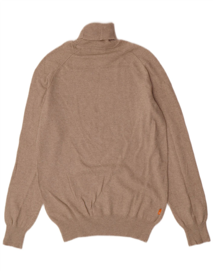 Timberland Herre rullehals sweater Medium Beige Uld