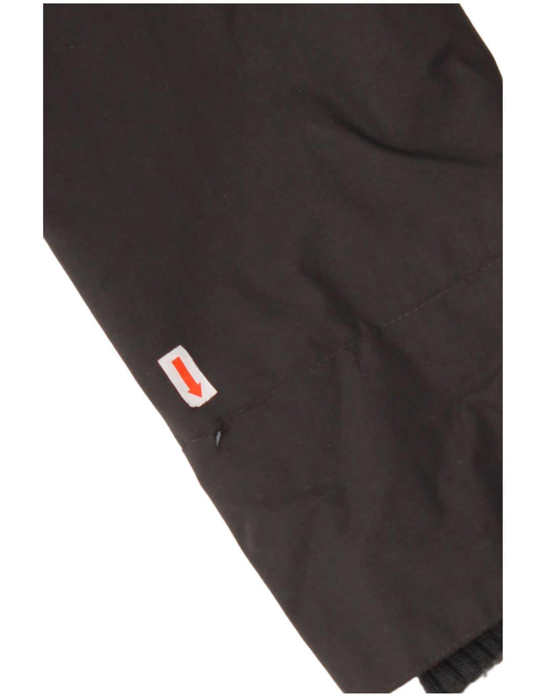 SUPERDRY vindjakkejakke med hætte til kvinder UK 18 XL sort nylon