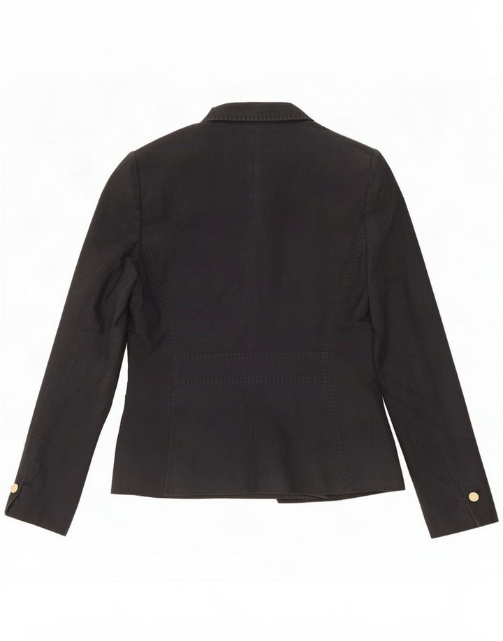 Massimo Dutti Dame 1 Knap Blazer Jakke EU 40 Medium Navy Blue