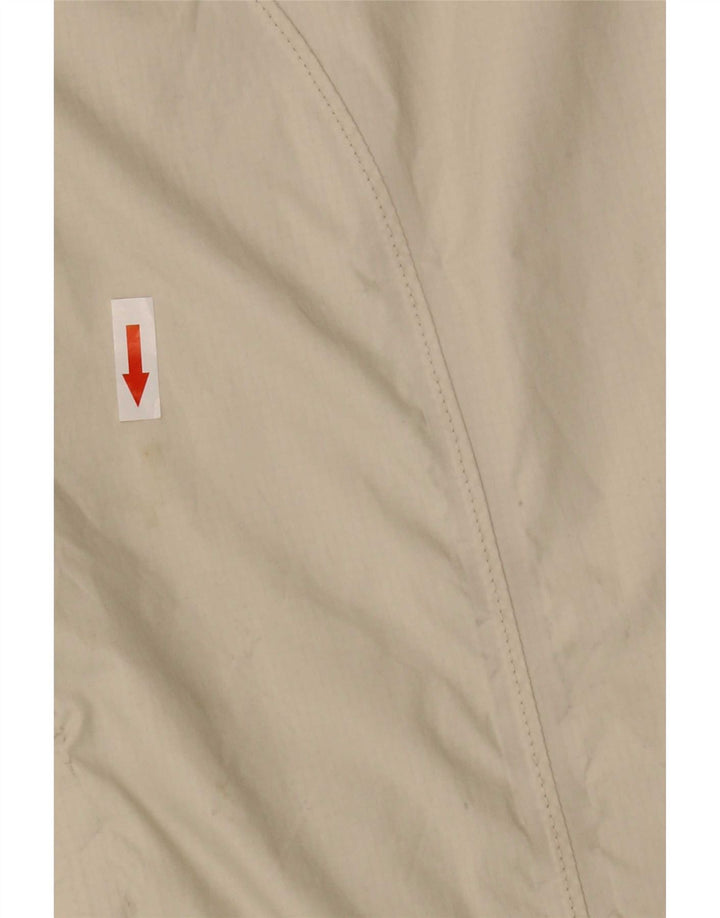 The North Face Regnjakke med hætte til kvinder UK 14 Medium White Nylon