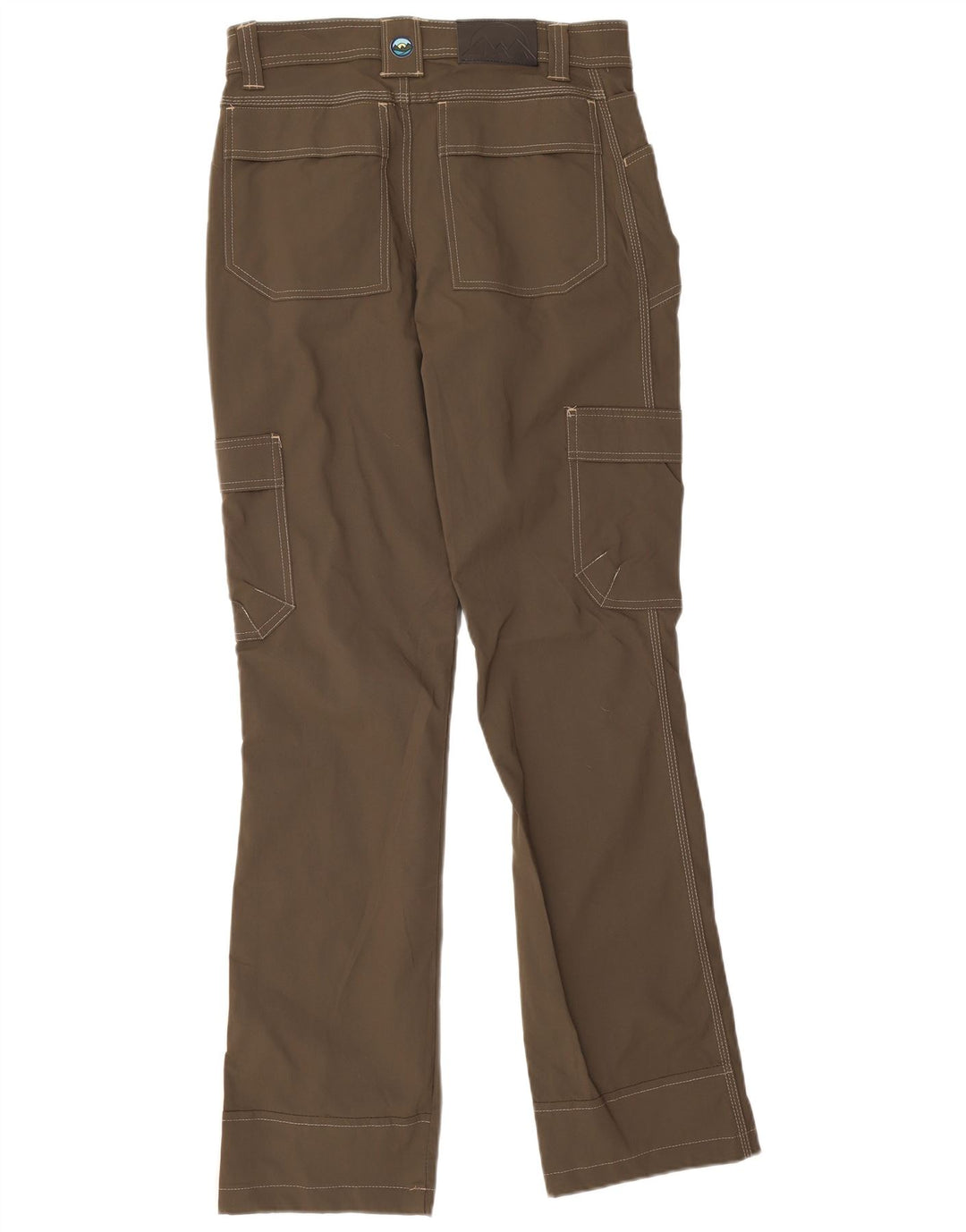 Wrangler Straight Cargo bukser til mænd W30 L34 Brun nylon