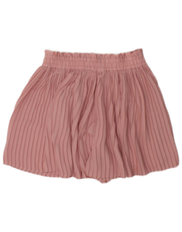 Zara Womens Cullotes Shorts Medium W28 Pink Polyester