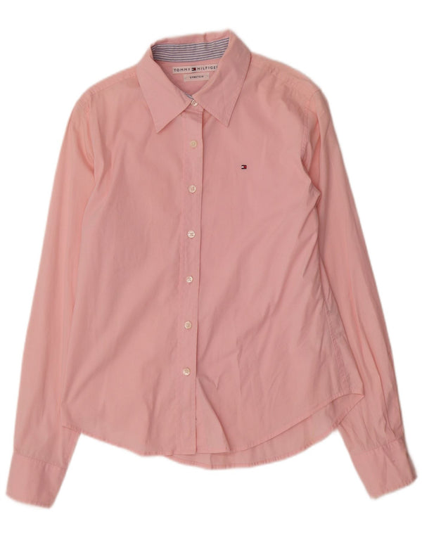 Tommy Hilfiger Dameskjorte US 8 Medium Pink Bomuld
