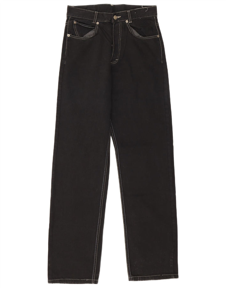 Wrangler Straight Jeans til mænd W34 L34 Sort bomuld