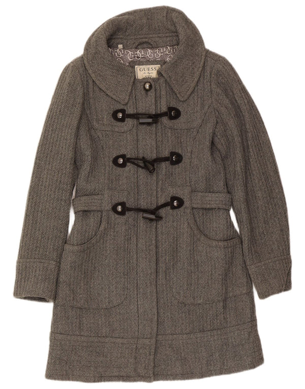 Guess Dame Duffle Coat UK 10 Small Grå Polyester