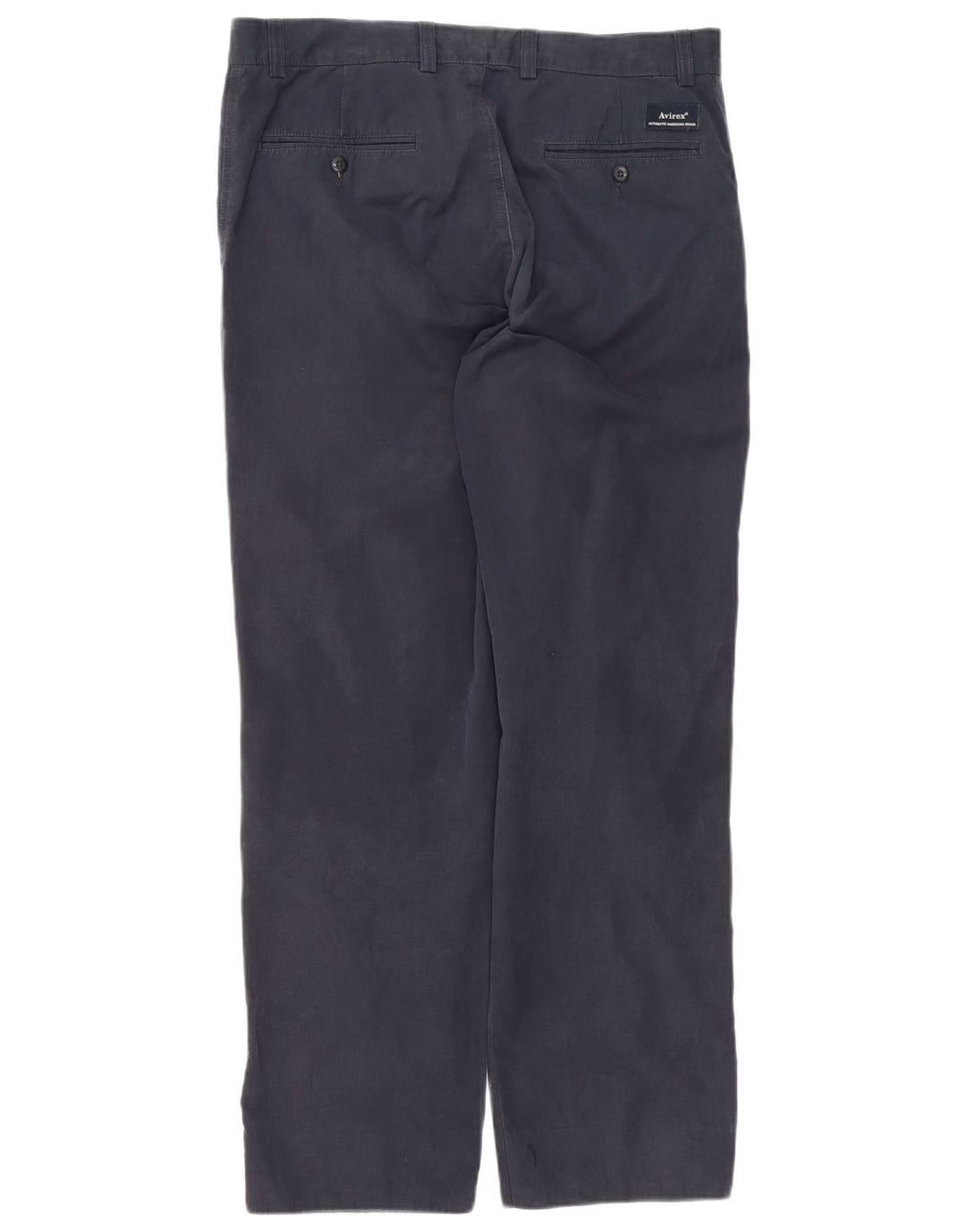 Avirex Herre Regular Chino Bukser W34 L30 Marineblå Bomuld