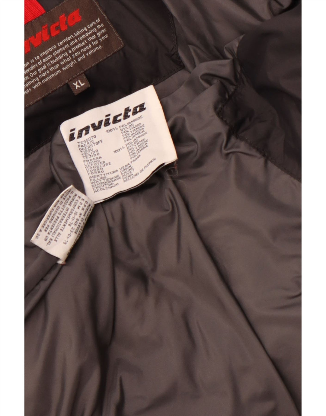 INVICTA Polstret jakke til mænd UK 42 XL Sort polyamid