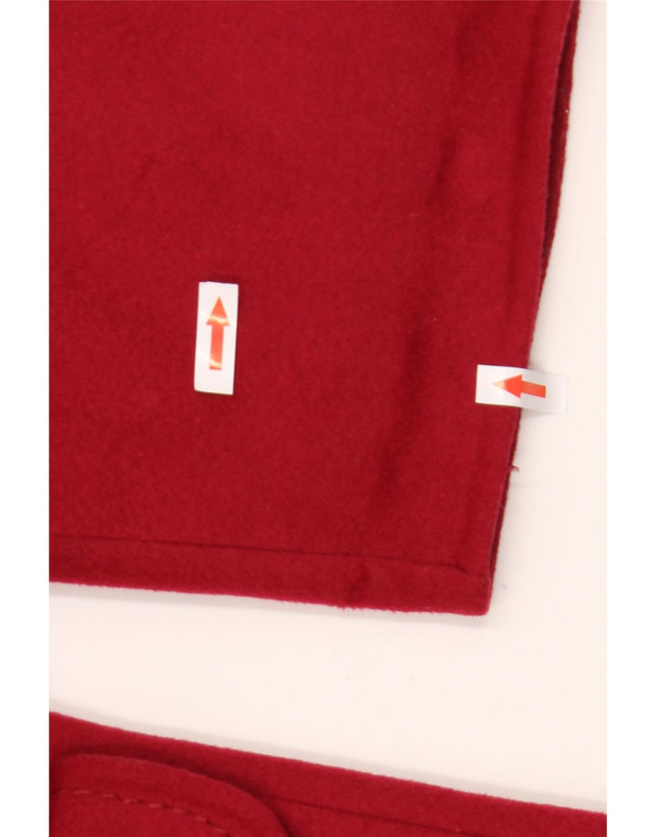 Vintage oversize overfrakke til kvinder IT 53 2XL rød uld