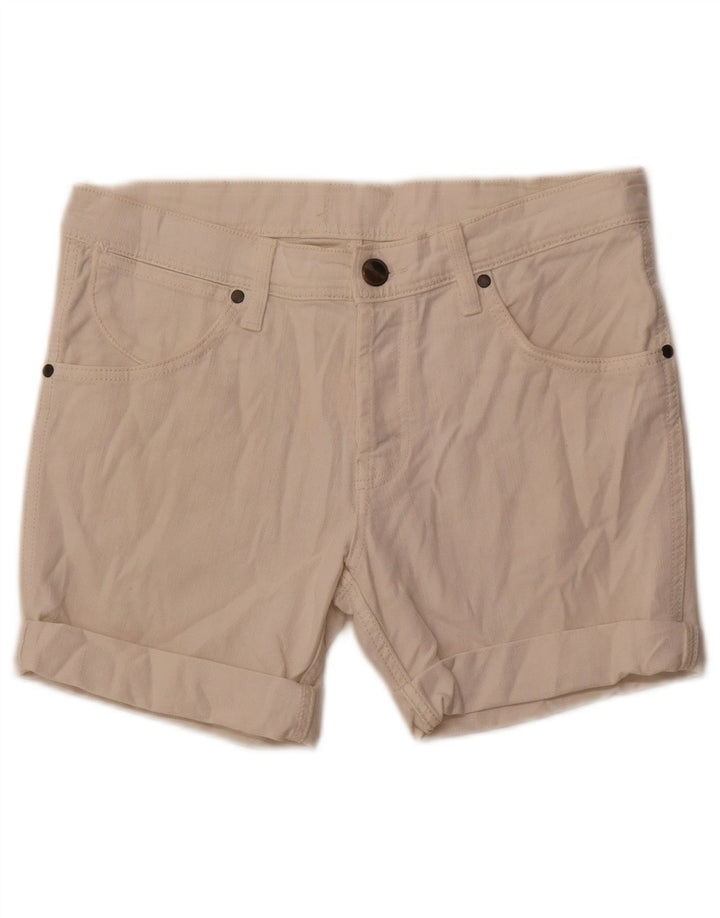 Wrangler Sly denimshorts til kvinder W32 Large Off White Bomuld