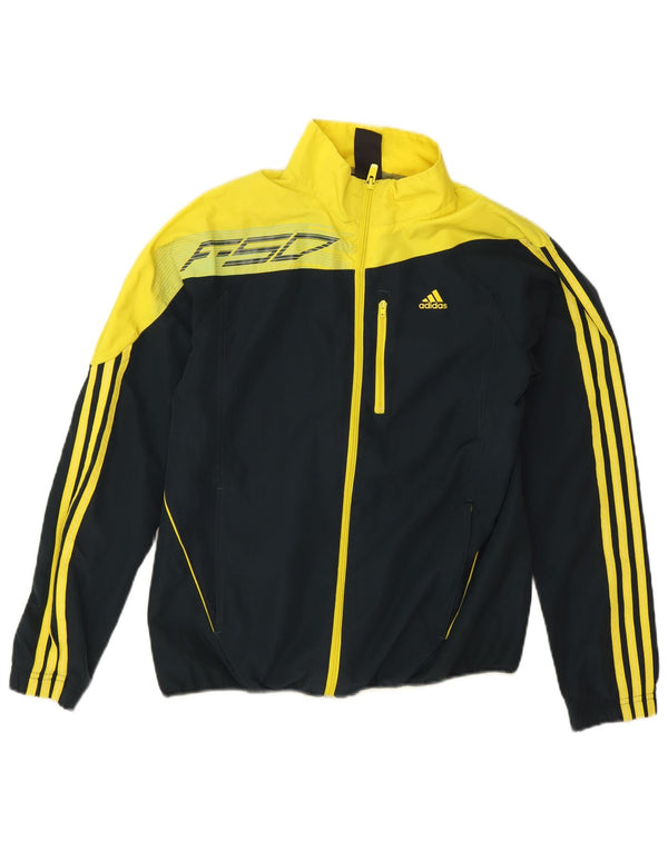 Adidas Boys F50 Grafisk træningsdragt topjakke 13-14 år Sort Colourblock