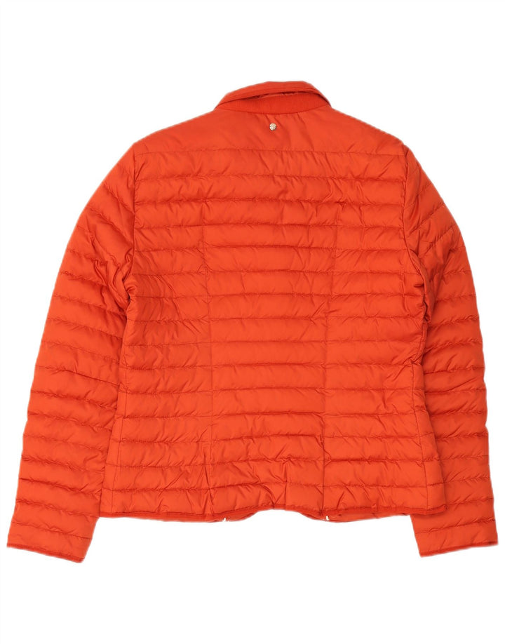 Massimo Dutti Dame Polstret Jakke UK 16 Large Orange