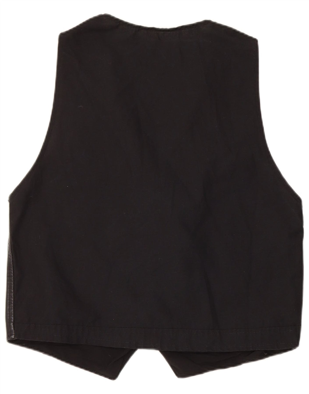Vintage herre lædervest medium sort