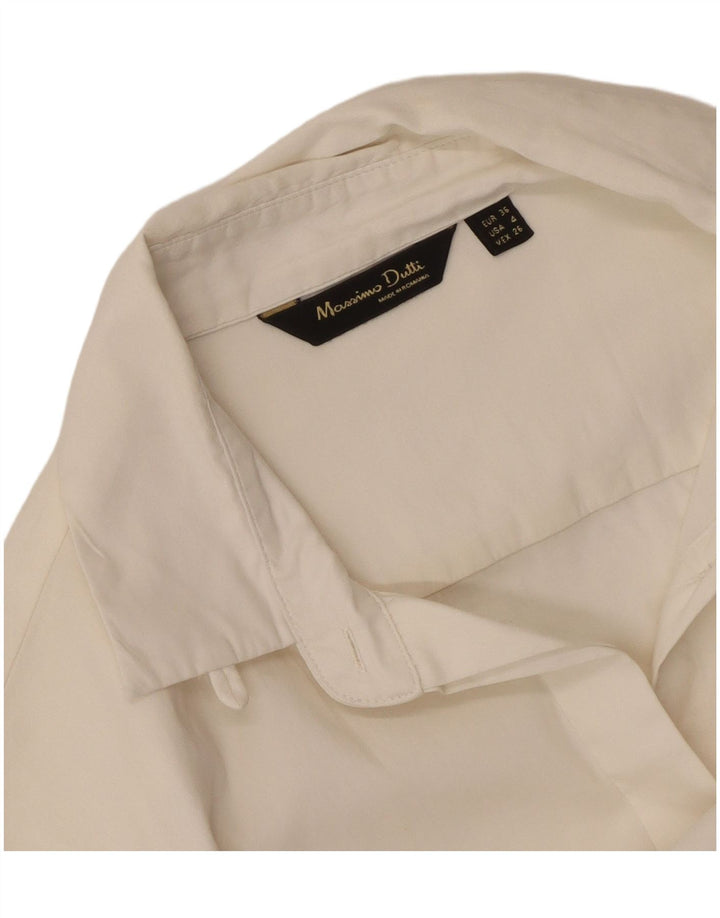 MASSIMO DUTTI Dameskjorte EU 36 XS Hvid