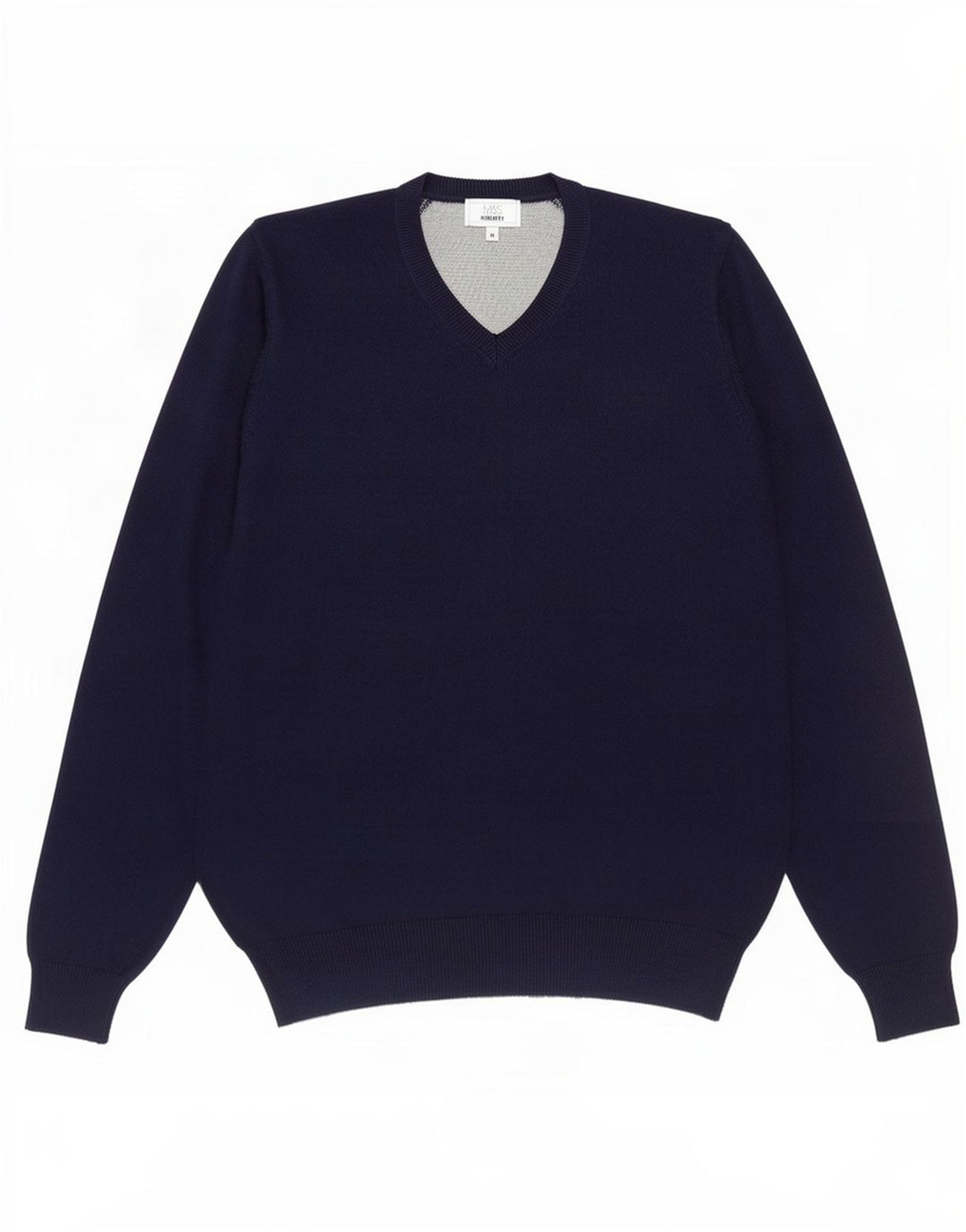Marks & Spencer Herre Regular Fit V-hals sweater Medium Navy Blue