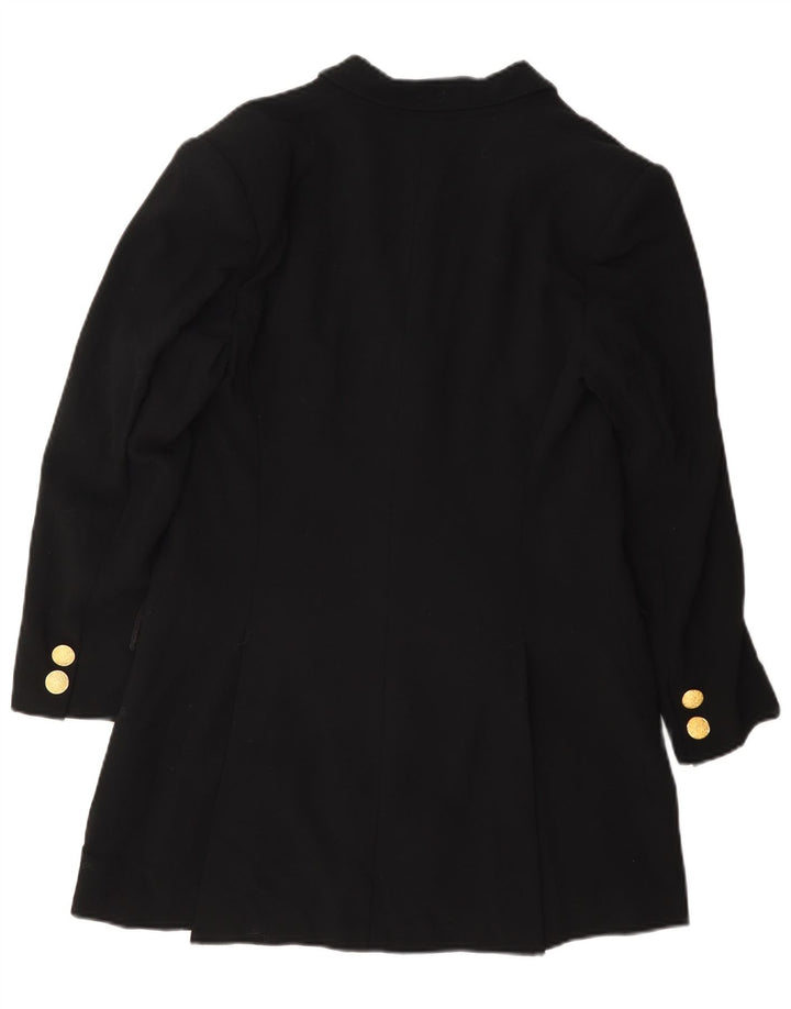 Ratti Dame Longline 3-knaps blazerjakke IT 44 Medium Sort Uld