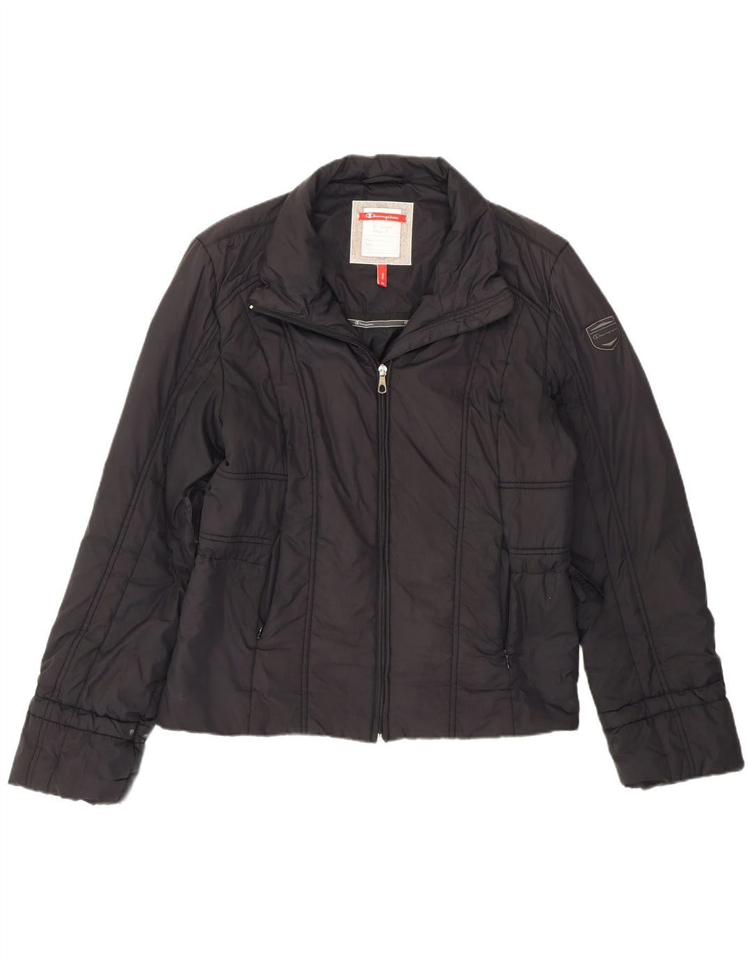 Champion Dame polstret jakke UK 18 XL Sort Polyester