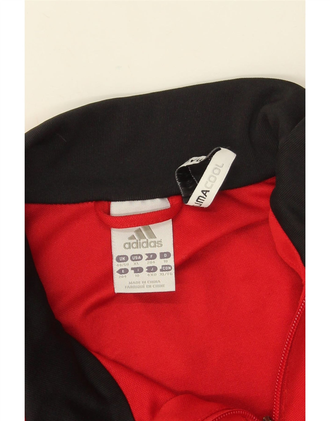 Adidas Herre Climacool Grafisk Pullover Træningsdragt Top UK 48/50 XL Rød