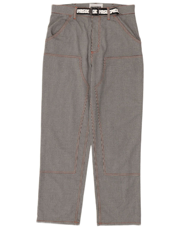 Pas De Mer Graphic Cargo Bukser til mænd W30 L30 Sort Houndstooth tegneserie