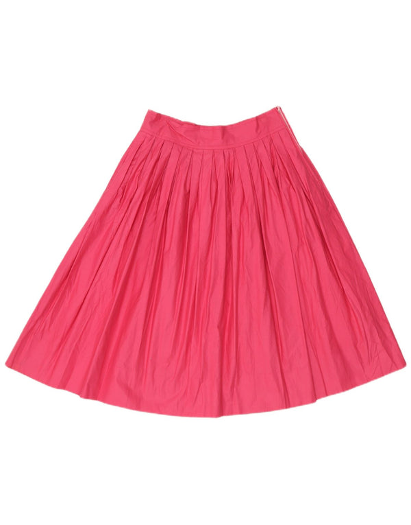 Vintage plisseret nederdel til kvinder W24 XS Pink