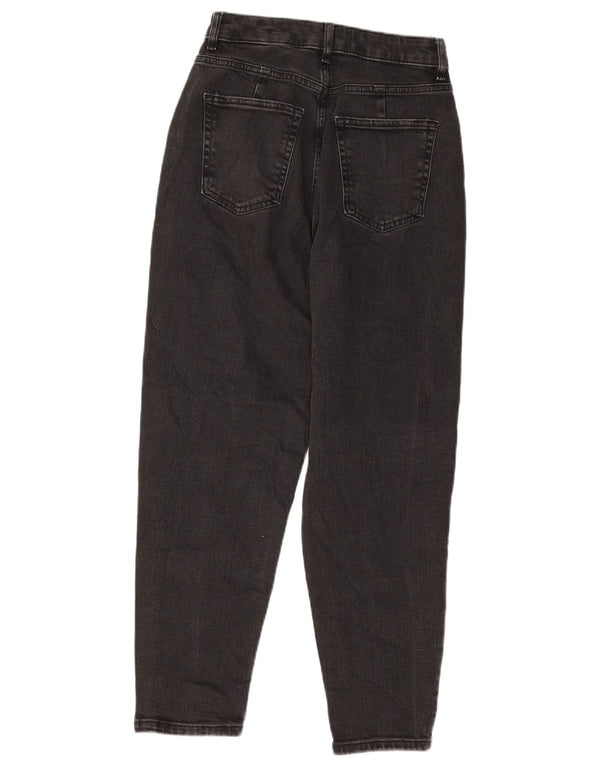 MARKS & SPENCER Dame-tilspidsede jeans UK 8 Small W26 L26 Grå Bomuld