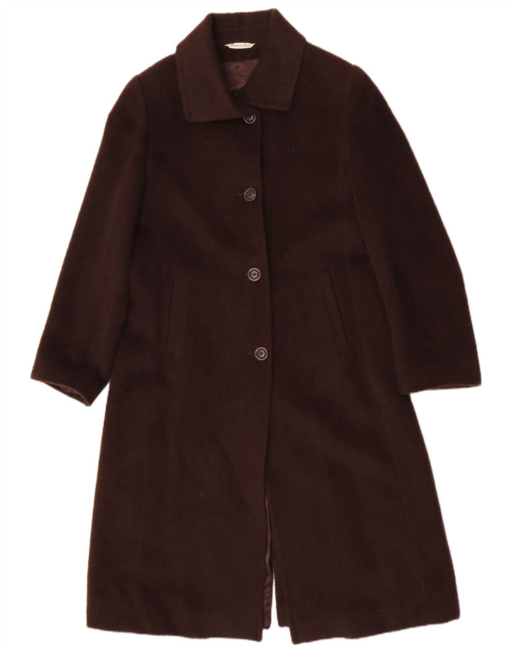 Vintage overfrakke til kvinder IT 48 XL brun uld