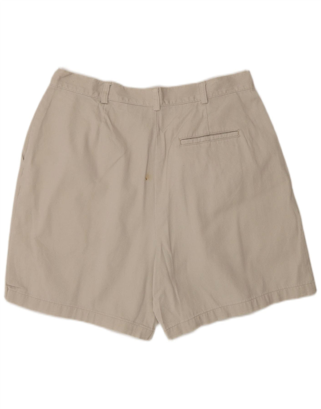 DOCKERS Herre Khakis Pegged Chino Shorts W34 Stor Beige Bomuld