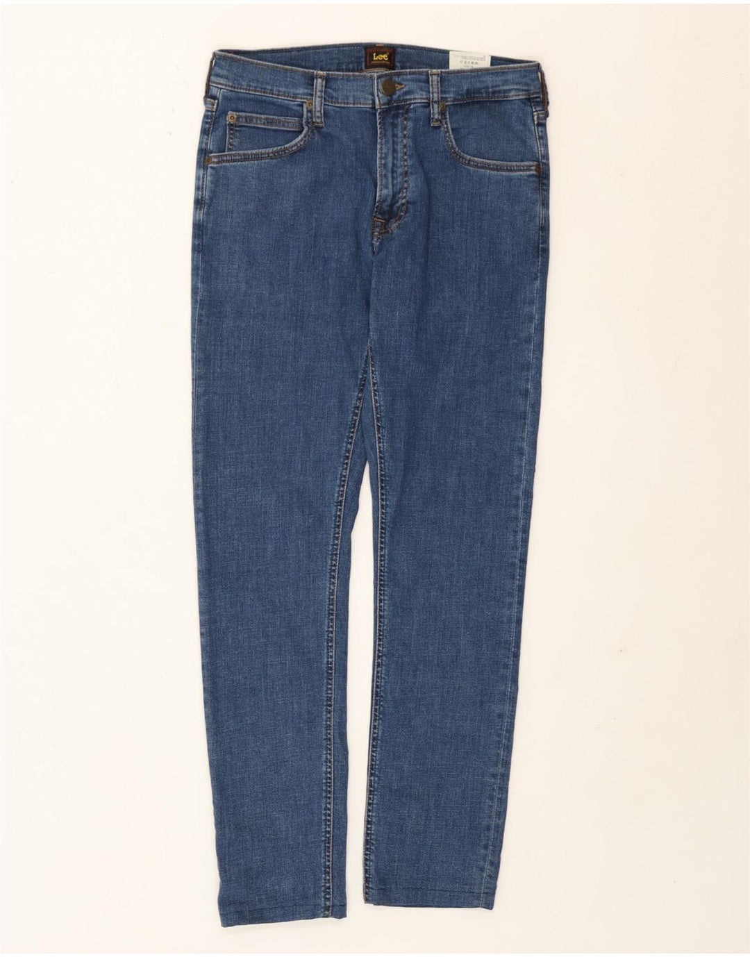 Lee Herre Luke Slim Jeans W29 L29 Blå Bomuld
