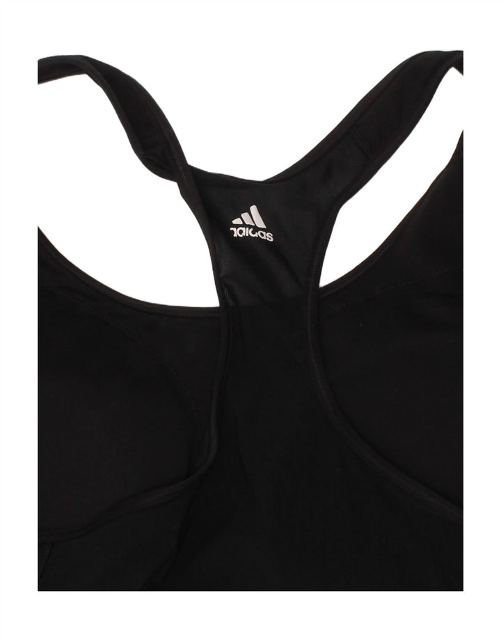 ADIDAS Womens Sport Bra Graphic Vest Top 2XL Black