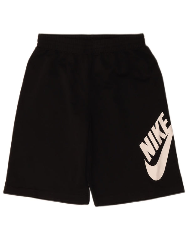 Nike drenge grafiske sportsshorts 12-13 år store sorte polyester