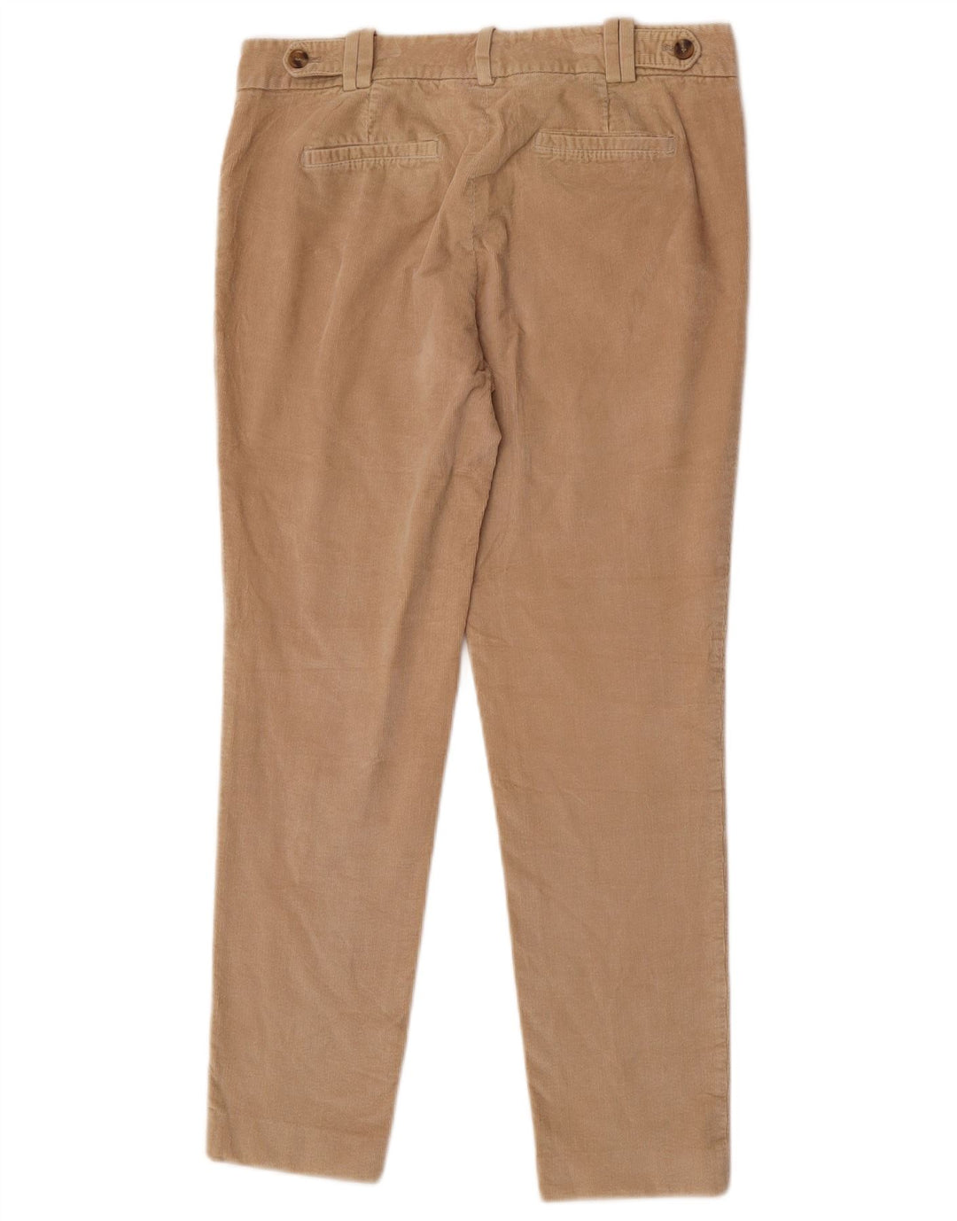 Massimo Dutti Dame Slim Corduroy Bukser EU 40 Medium W30 L27 Beige