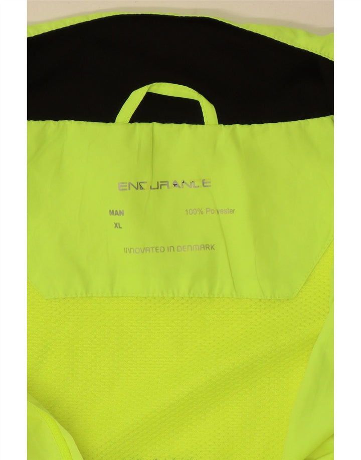 Endurance Herre Graphic Bomber Windbreaker Jacket UK 42 XL Green Sports