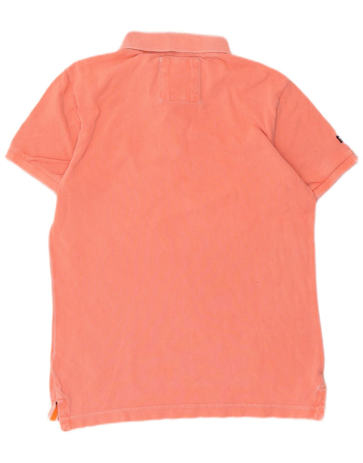 Superdry Polo Shirt til mænd Stor Pink Bomuld