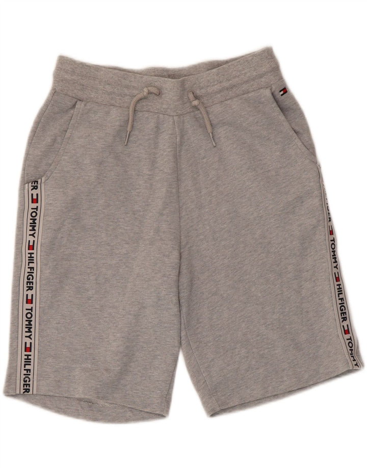 Tommy Hilfiger Herre grafiske sportsshorts Små grå bomuld