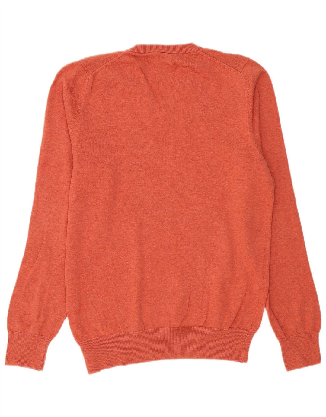 Marks & Spencer Herre V-hals sweater lille orange bomuld