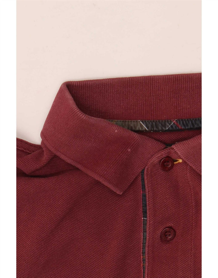 Barbour herre poloshirt Medium Burgundy