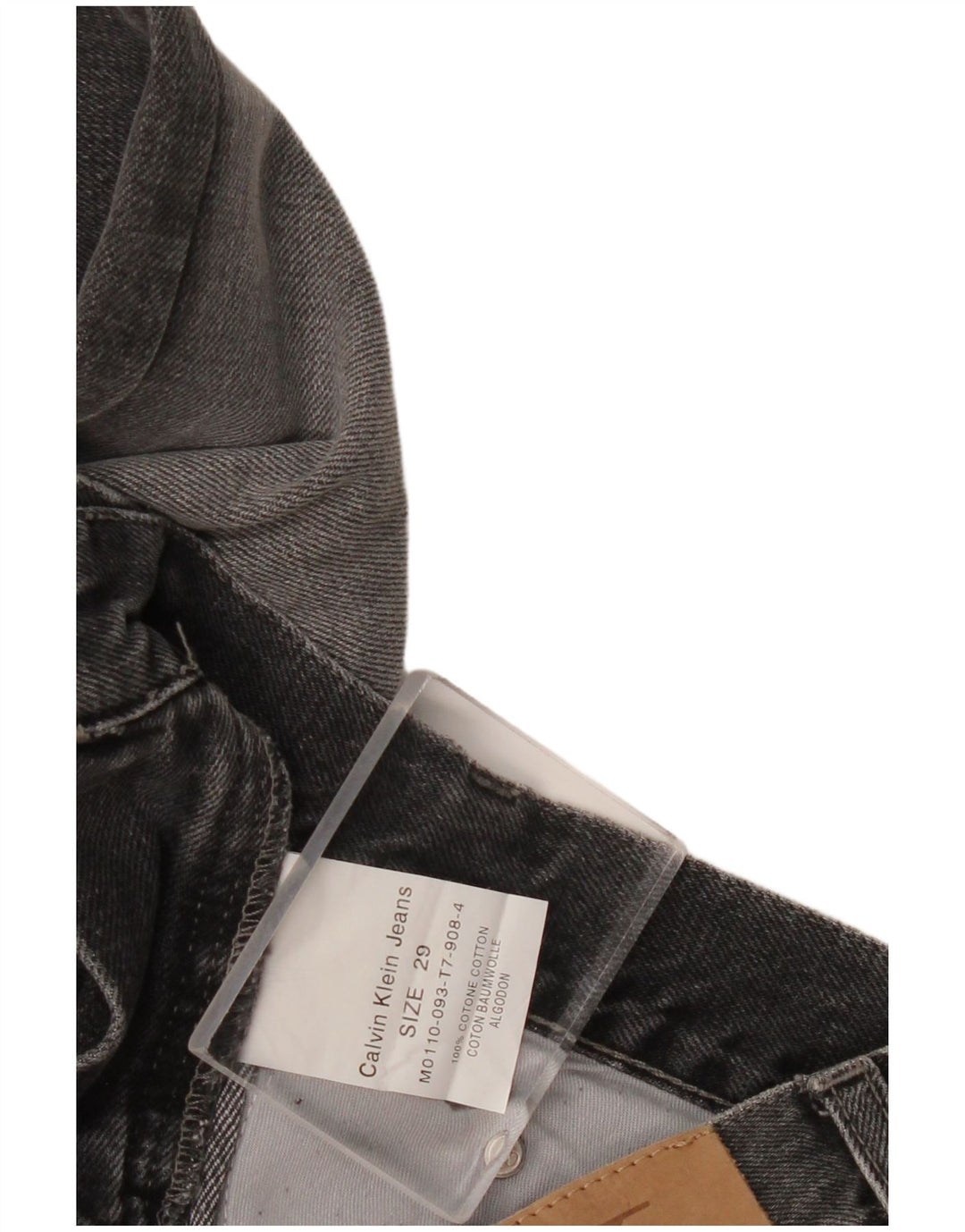 Calvin Klein Herre Slim Jeans W29 L33 Grå Bomuld