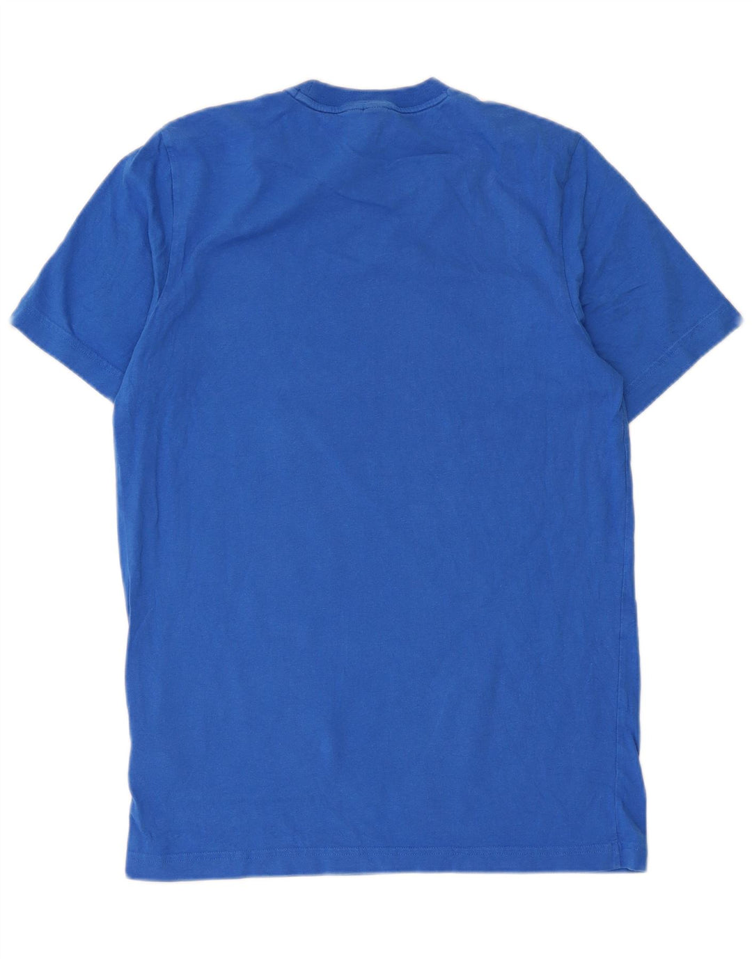 Adidas Grafisk T-shirt top mellemblå bomuld til mænd