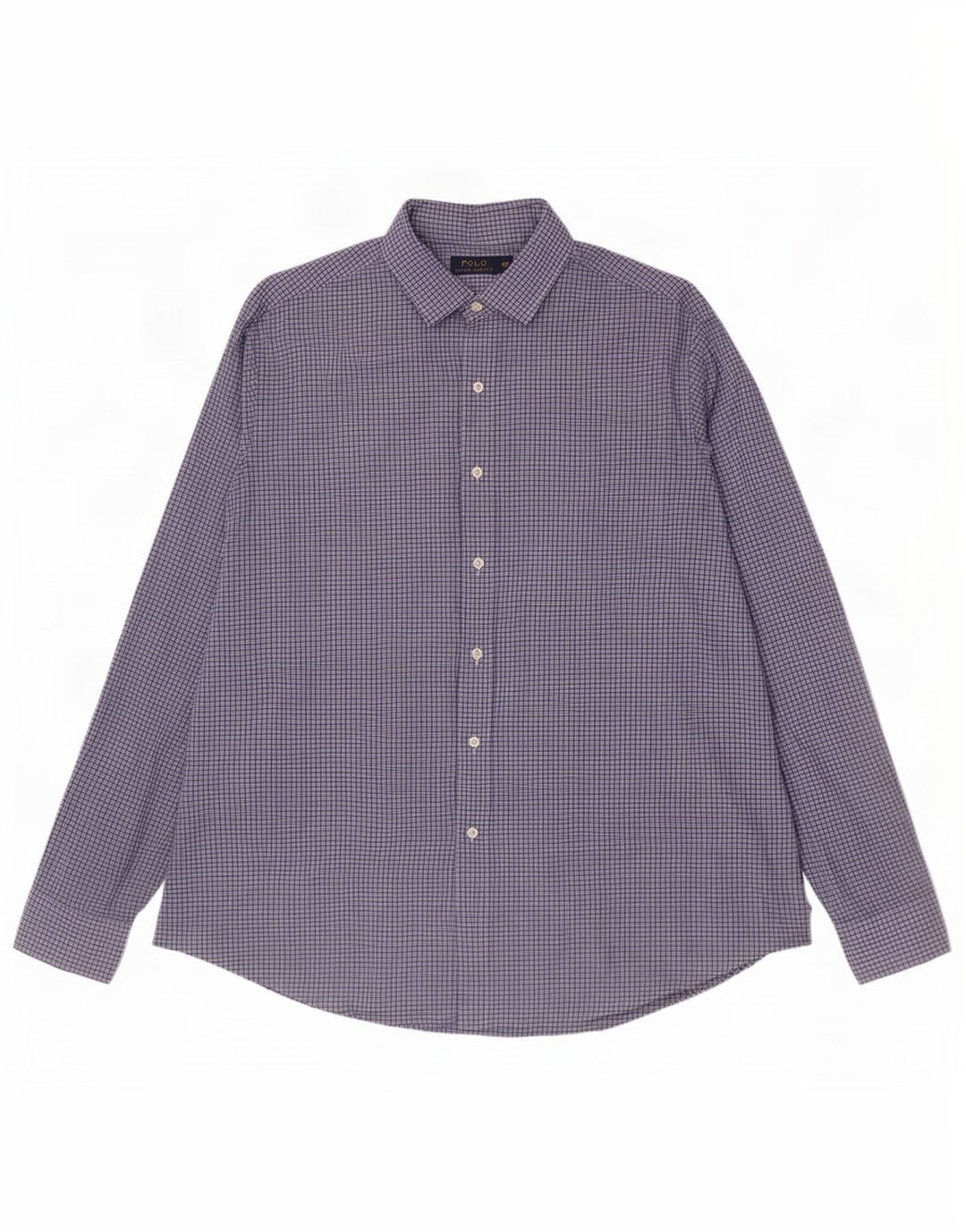Polo Ralph Lauren herreskjorte 2XL blå ternet bomuld