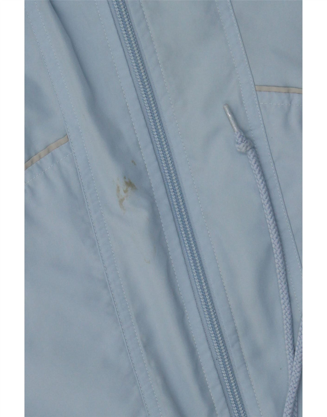 ADIDAS træningsdragt topjakke til kvinder UK 14 Stor blå polyester