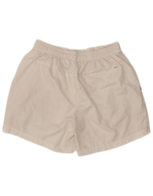 NIKE Chino Shorts til mænd Small W28 White Polyester