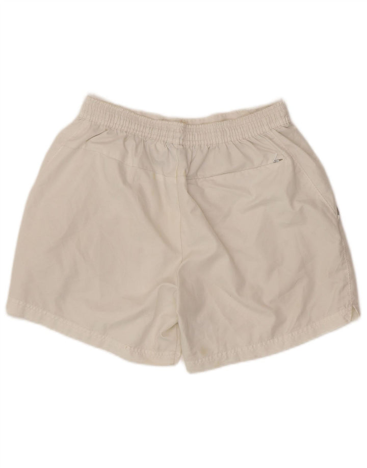 NIKE Chino Shorts til mænd Small W28 White Polyester