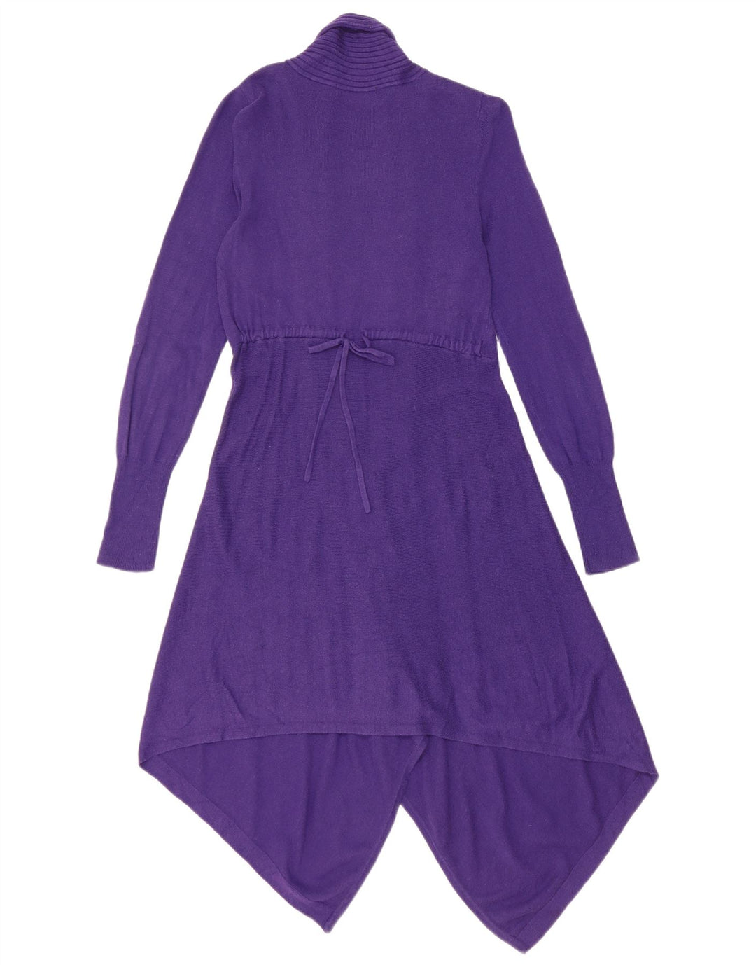 Marks & Spencer Dame Longline Åben Cardigan Sweater UK 8 Lille Lilla