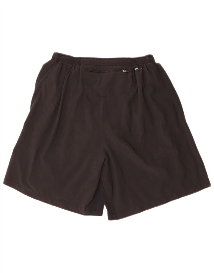 Nike Herre Dri Fit sportsshorts, store sorte polyester